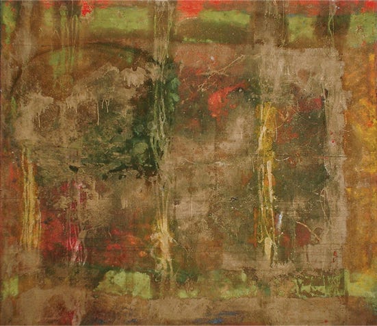  Manche fließende, schimmernden, zärtliche Stunden 220 cm x 240 cm Öl auf Leinwand Österreich, Wien