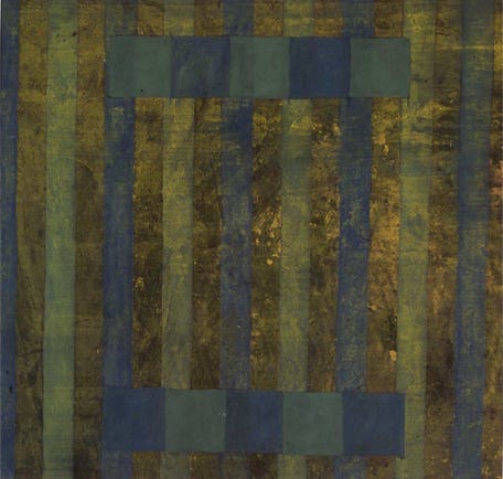 Gedanken zum Ornament II• 1996 34 × 34 cm • Öl auf Papier